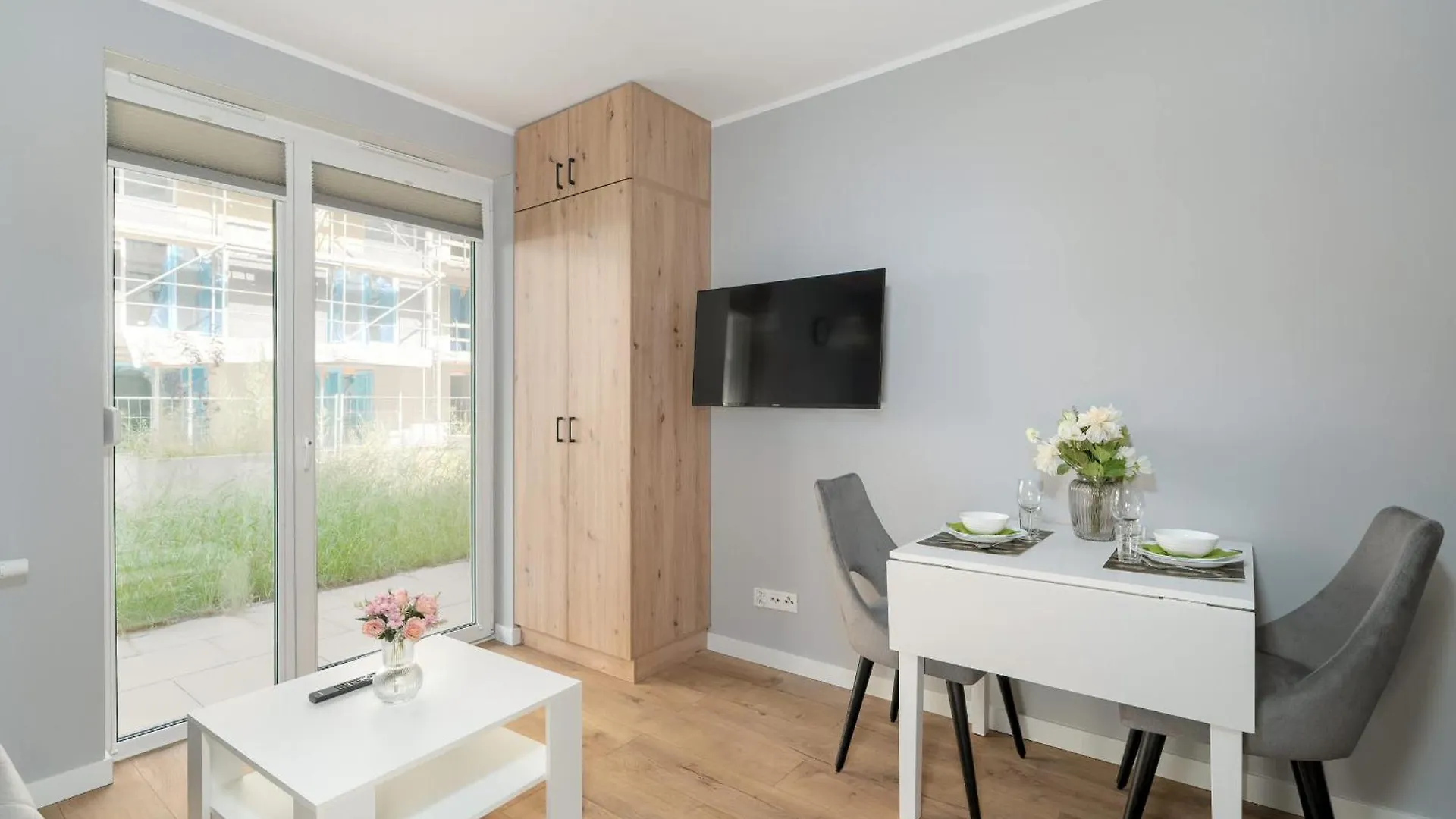 פוזנן Jasny & Elegancki Apartament Typu Studio Z Tarasem By Noclegi Renters דירה