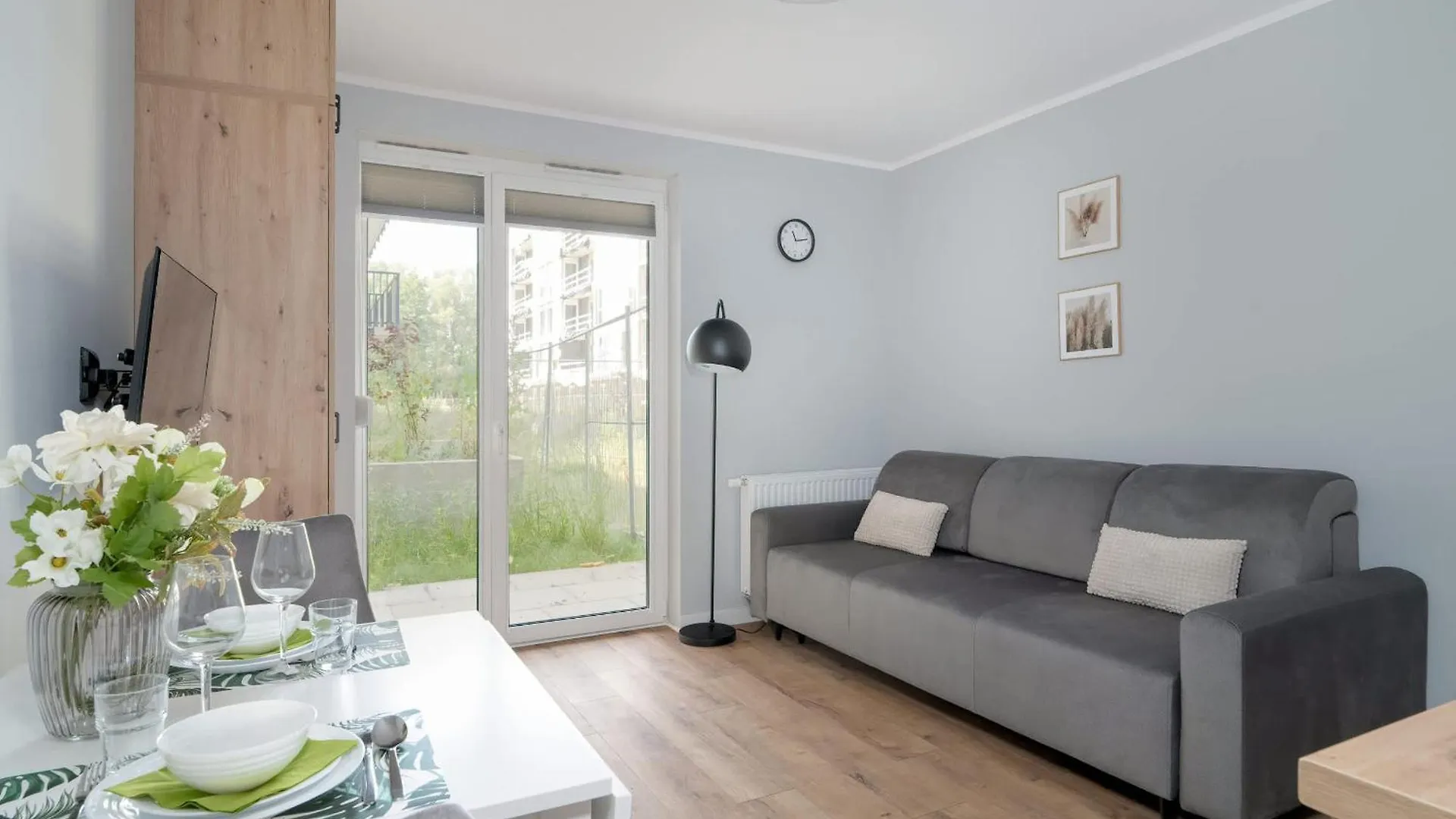 פוזנן Jasny & Elegancki Apartament Typu Studio Z Tarasem By Noclegi Renters